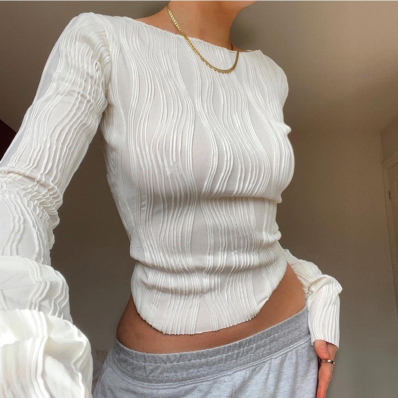 Eden | Ruched skinny top