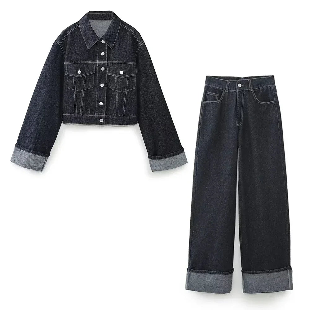Indie | Denim Twee-Delige Set