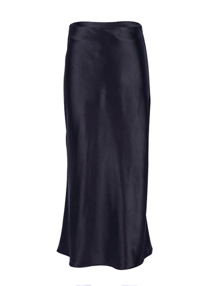Danée | Satijnen midi rok