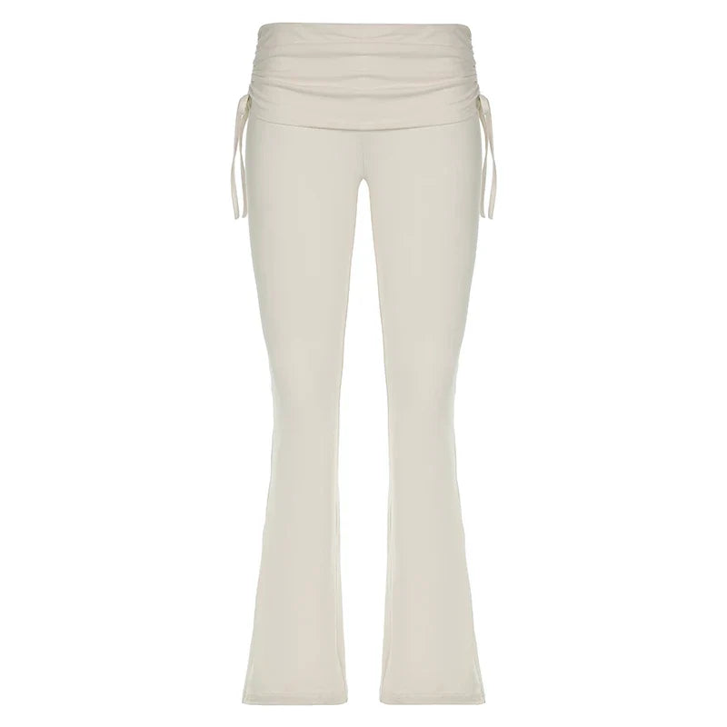 Emmalyn | Uitlopende Broek met Trekkoord