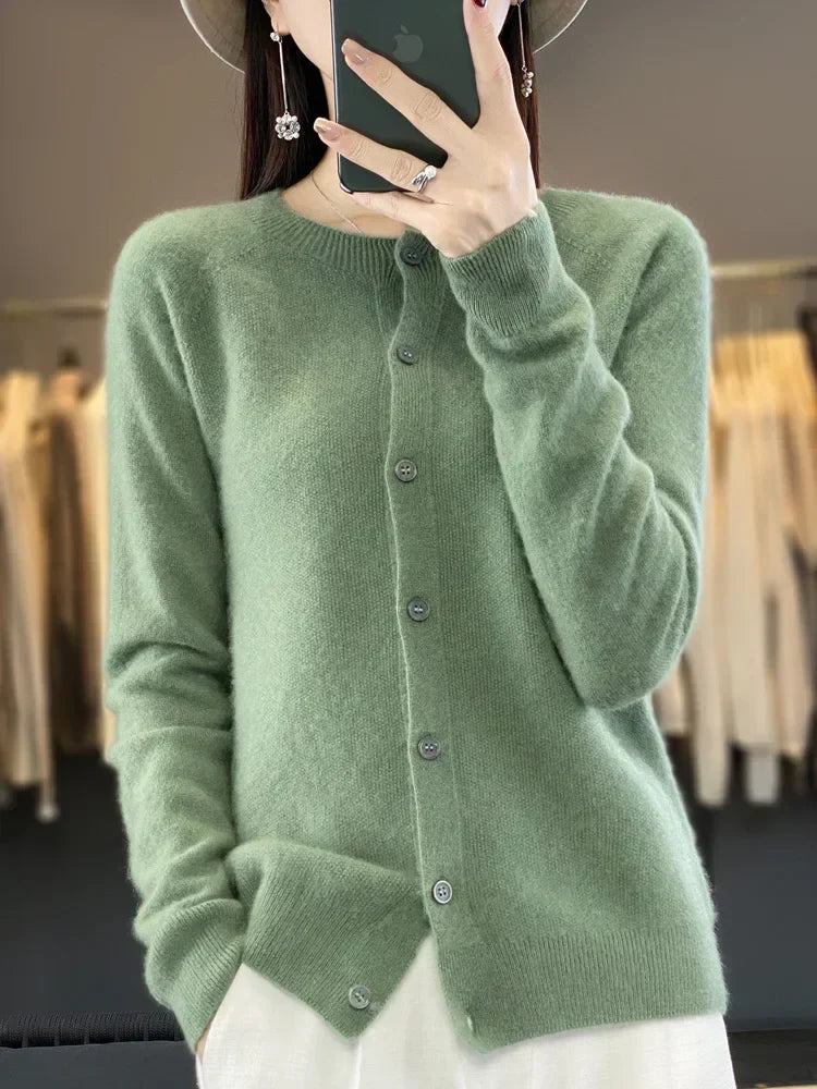 Marielle | Zachte Knopen Cardigan