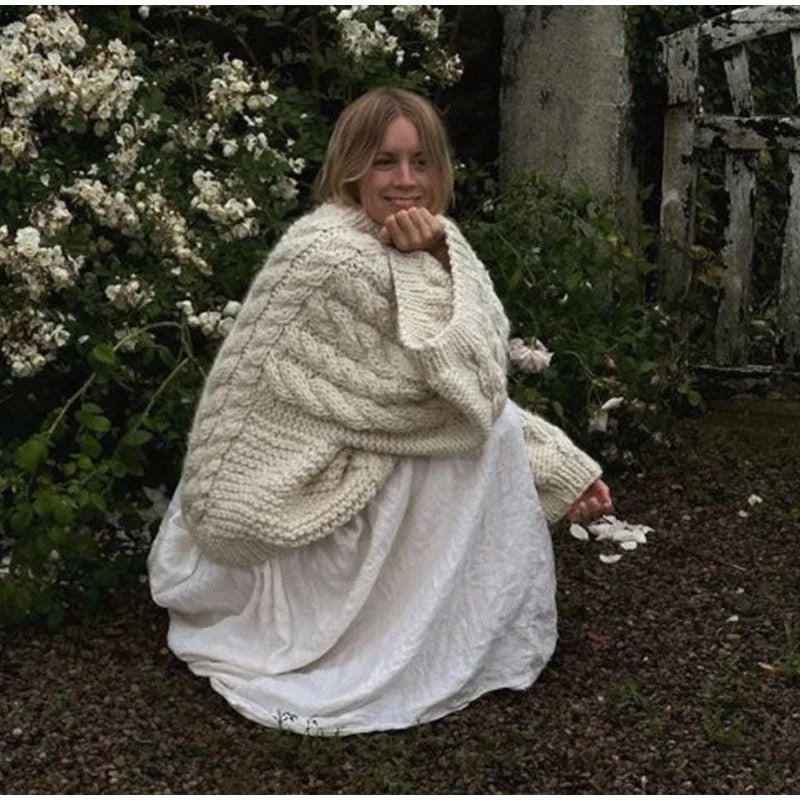 Marit | Oversized gebreide trui