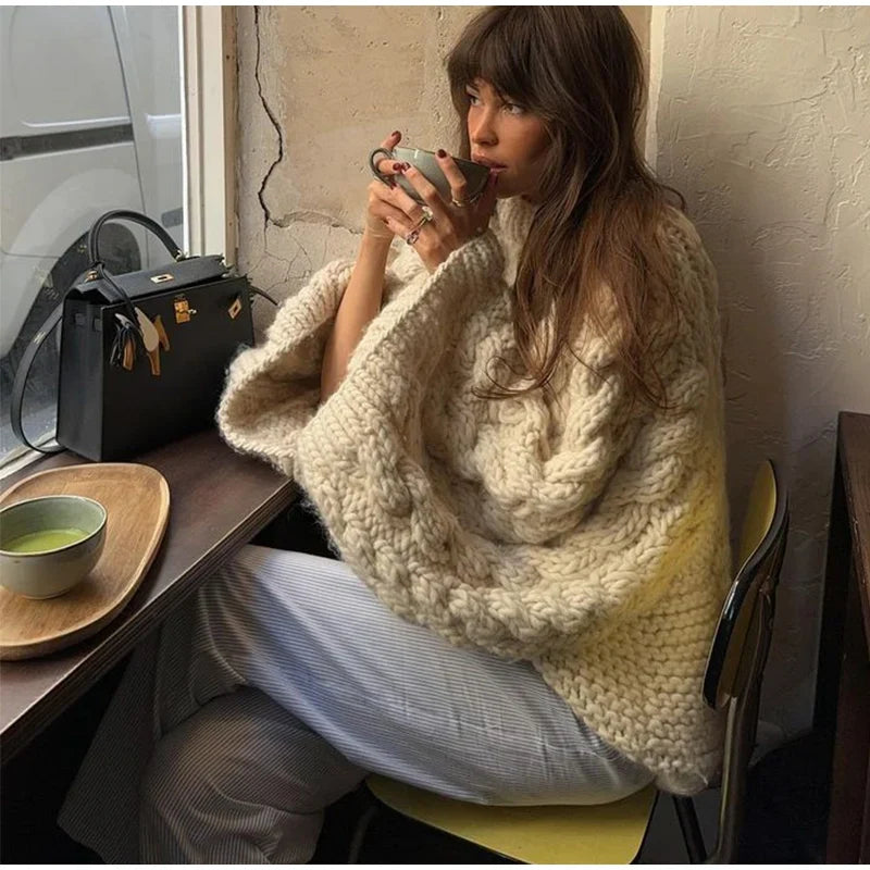Marit | Oversized gebreide trui