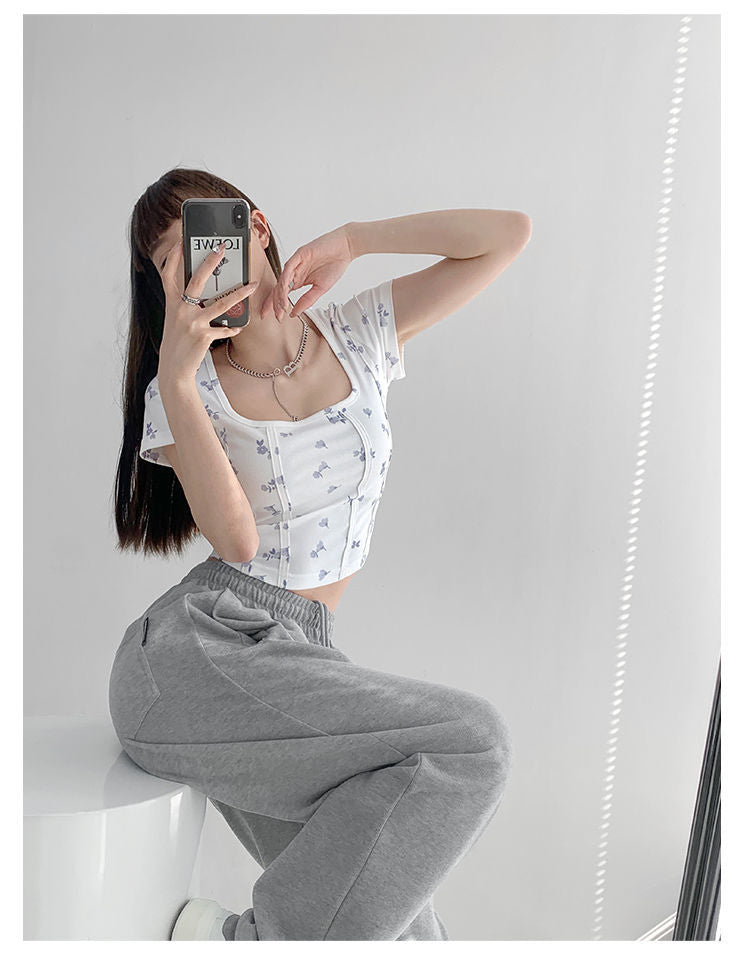 Shea | Bloemen Crop Top