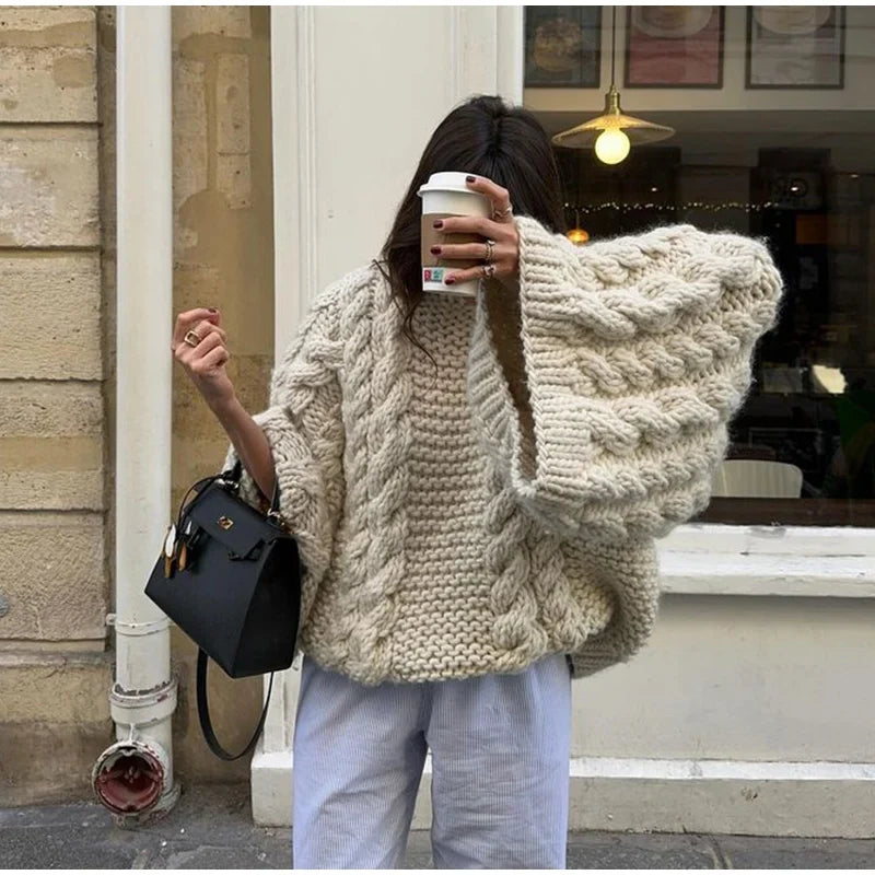 Marit | Oversized gebreide trui