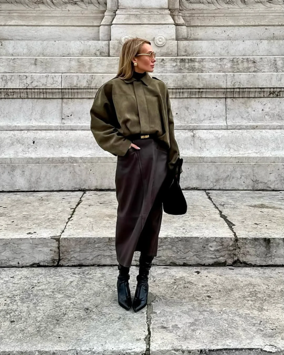 Suki | Oversized Suède Jas
