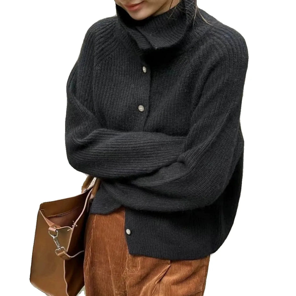 Franchesca | Wollen Coltrui Cardigan