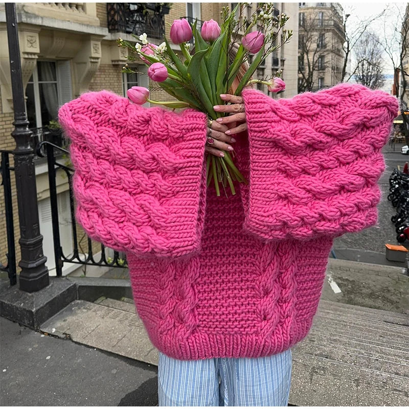 Marit | Oversized gebreide trui