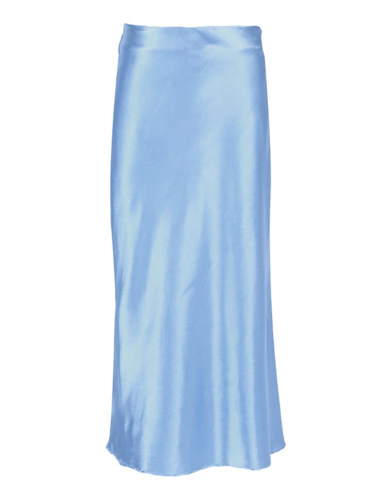 Danée | Satijnen midi rok
