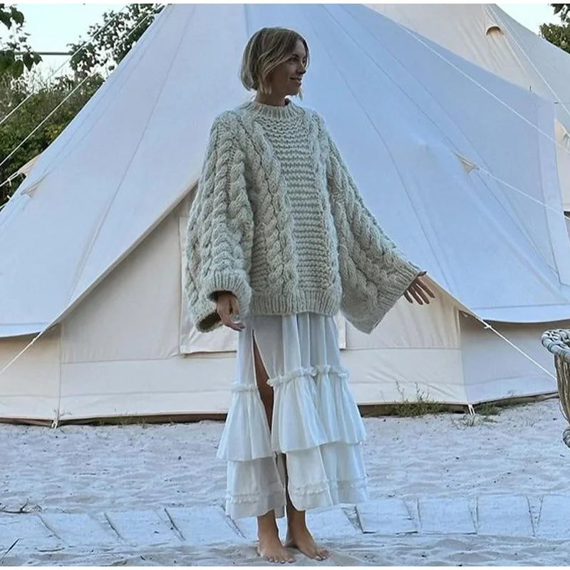 Marit | Oversized gebreide trui