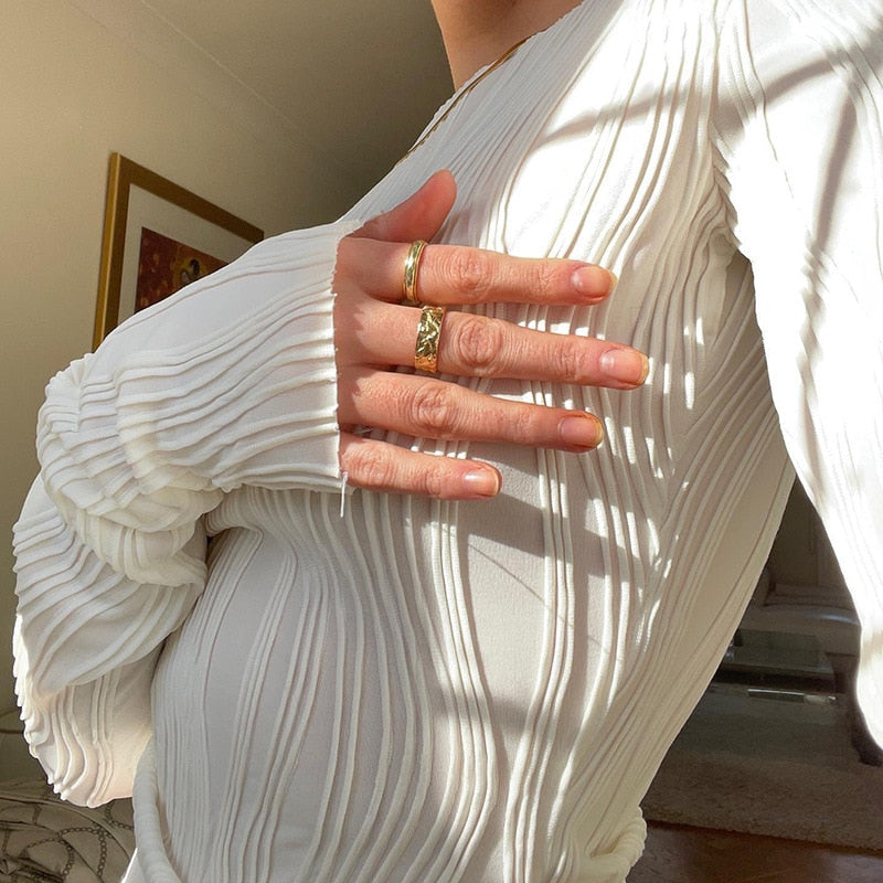 Eden | Ruched skinny top