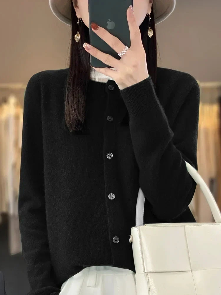 Marielle | Zachte Knopen Cardigan