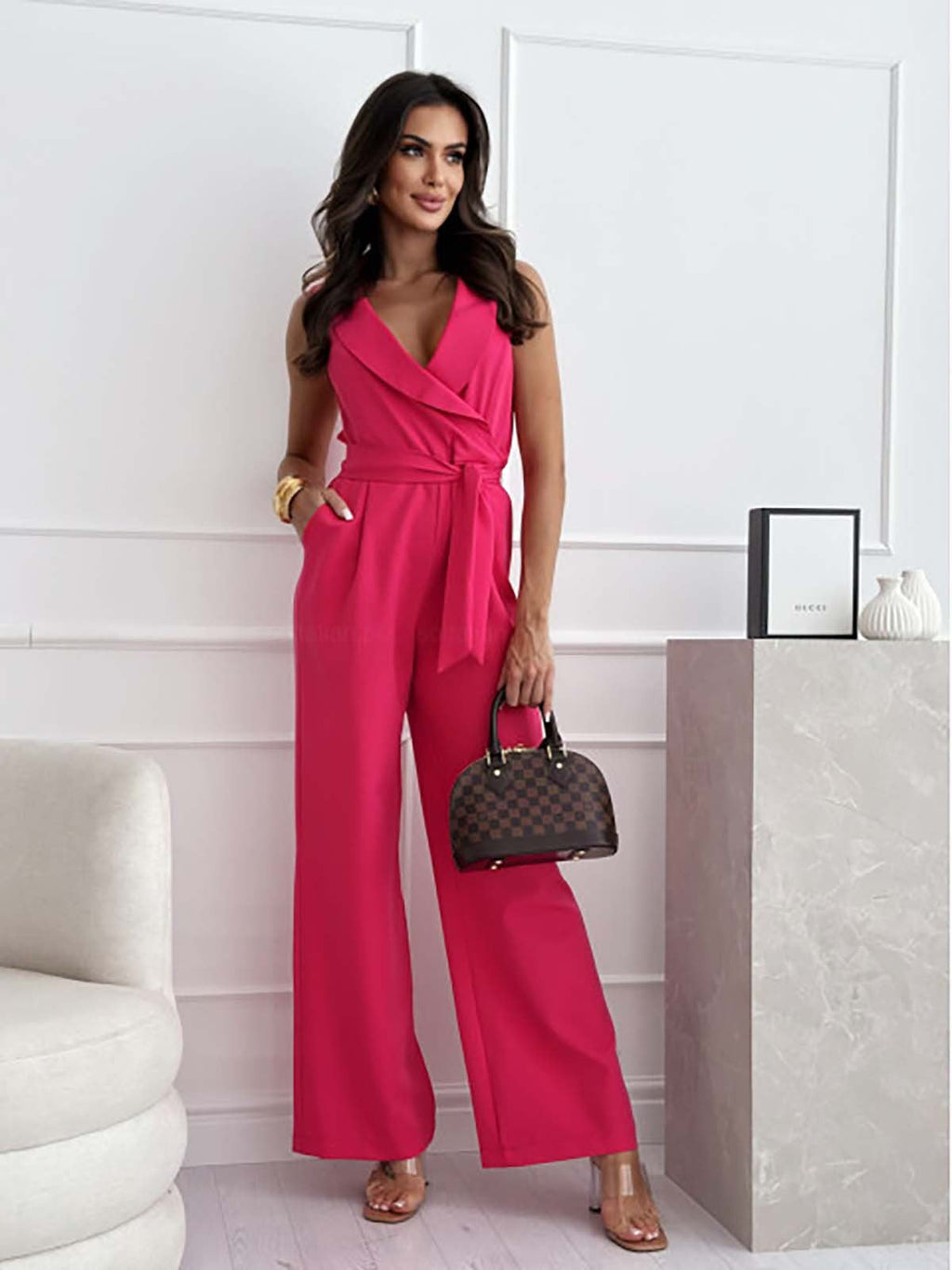 Giuliana | Mouwloze Jumpsuit met Elegante Pasvorm