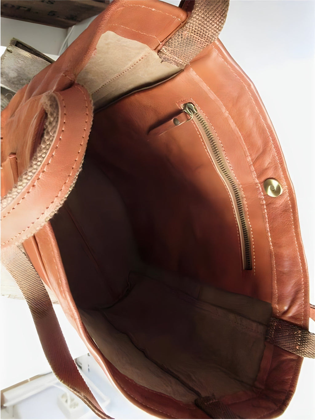 Camille | Stijlvolle leren shopper tas