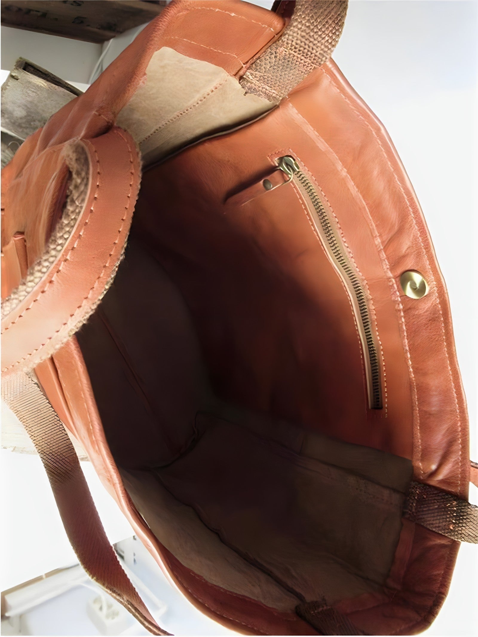 Camille | Stijlvolle leren shopper tas