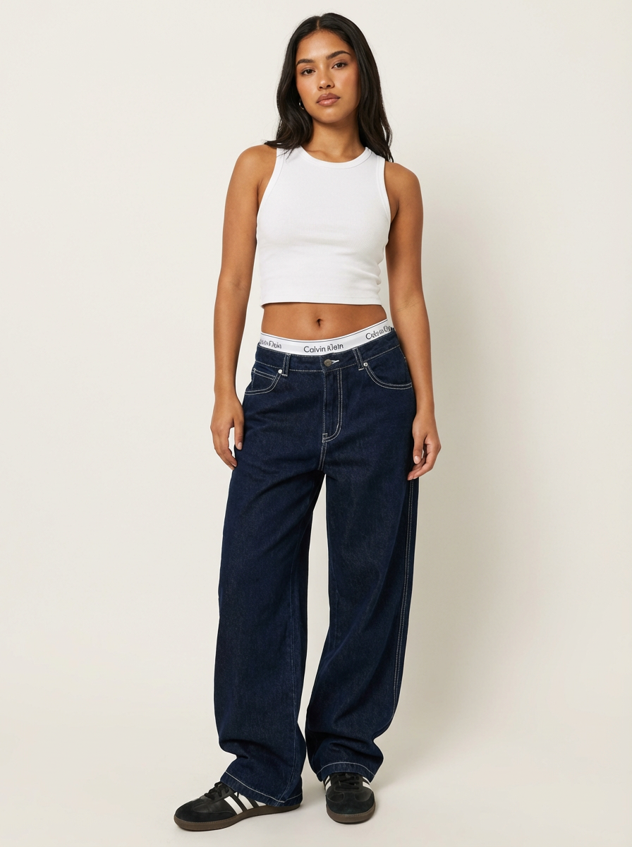 Harper | Boyfriend Jeans met Vintage Wassing