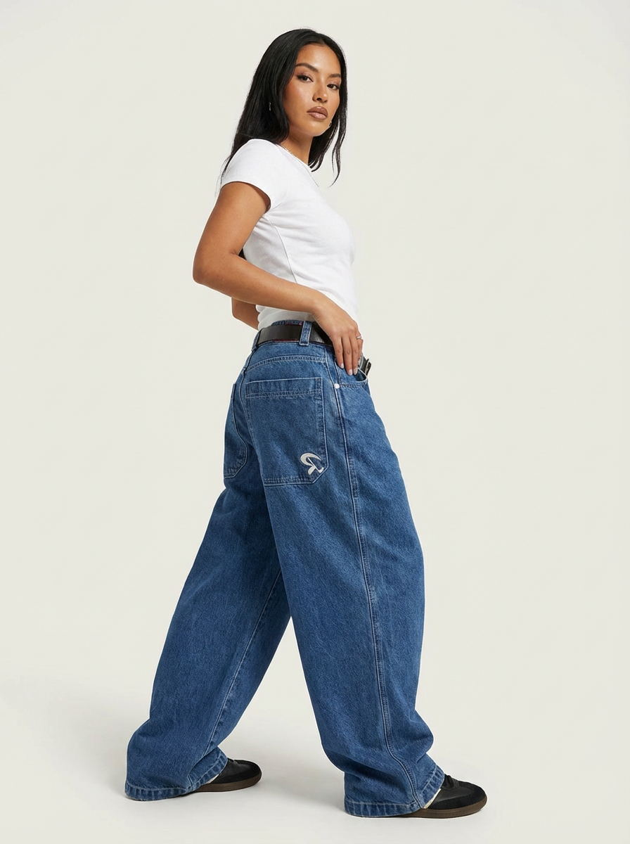 Harper | Boyfriend Jeans met Vintage Wassing