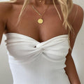 Vallice | Off-Shoulder Strapless Top