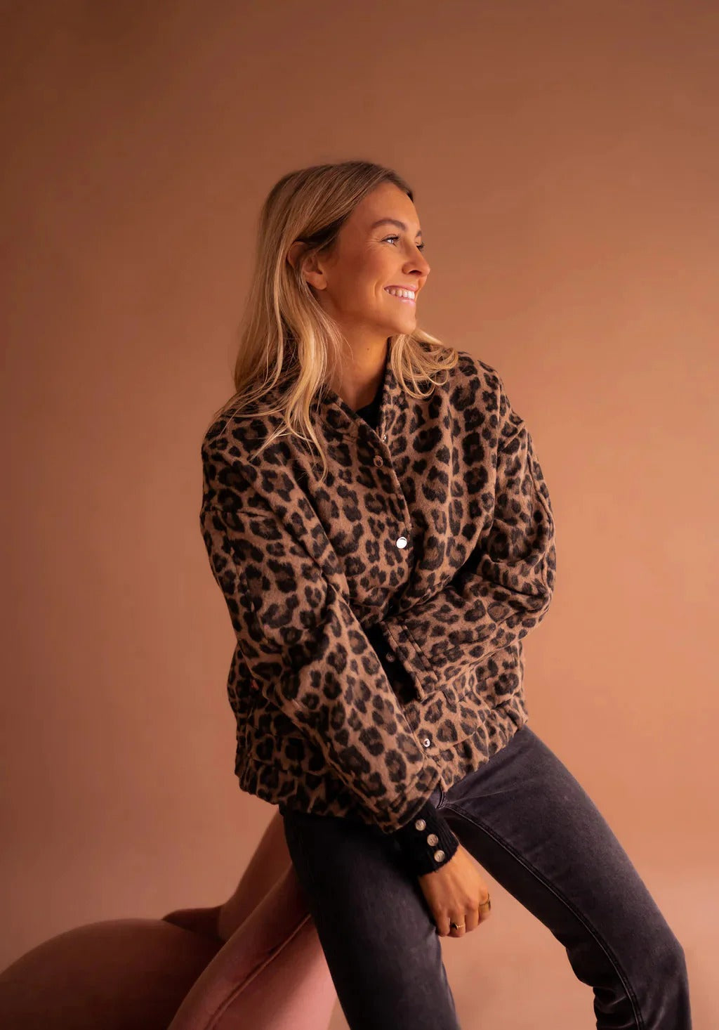 Roxy | Bomberjack met Luipaardprint