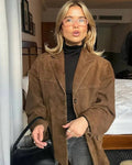 Suzanne | Oversized Suède Look Blazer