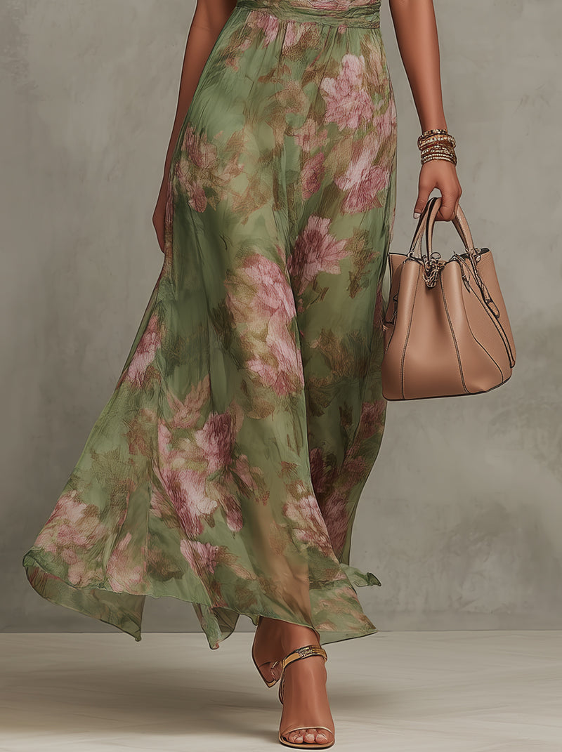 Floor | Maxi jurk met bloemenprint