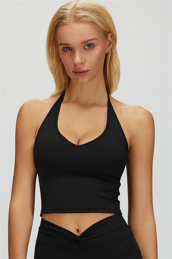 Céleste | Halter Crop Top met Rok 2-Delige Set
