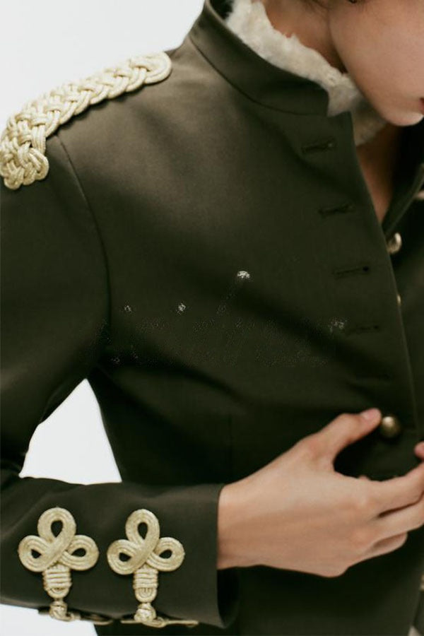 Elina | Retro Napoleon Jack met Koorddetail