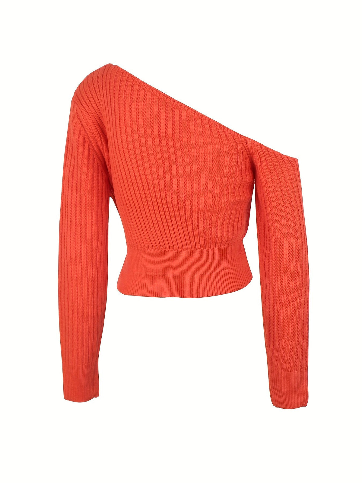 Vera | Asymmetrische Trui met Open Schouder