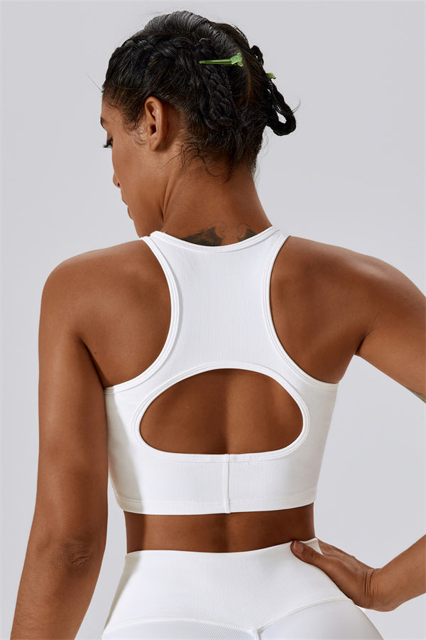 Nora | Sporttop met open rug
