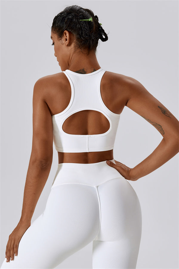 Nora | Sporttop met open rug