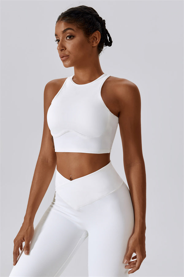 Nora | Sporttop met open rug