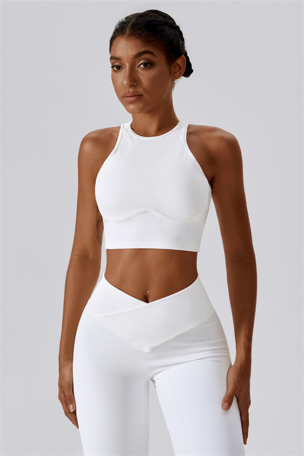 Nora | Sporttop met open rug
