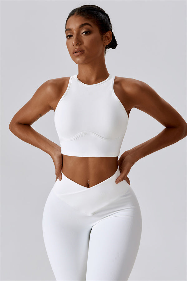Nora | Sporttop met open rug
