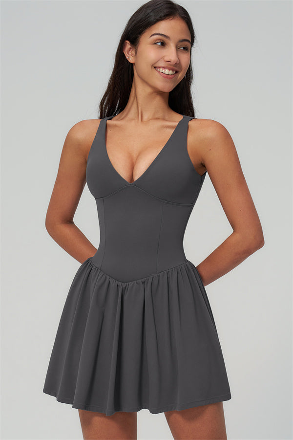 Vivienne | Tennisjurk met V-Hals