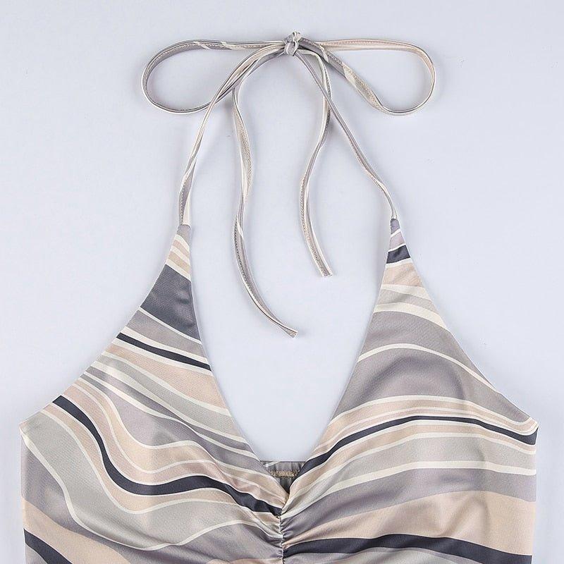 Zoë | Halter mini jurk
