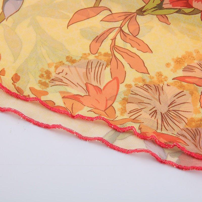 Angelic | Bloemenprint halter top