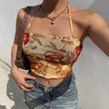 Angelic | Bloemenprint halter top
