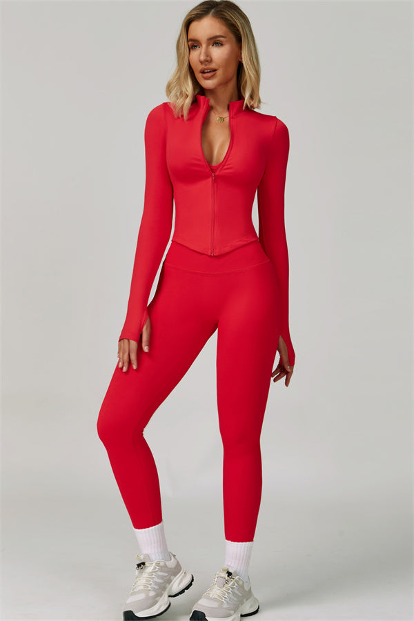 Julia | Tweedelige sportset met sportjack en legging