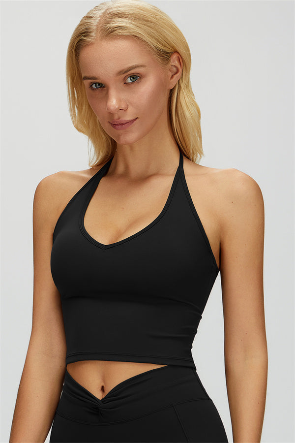 Céleste | Halter Crop Top met Rok 2-Delige Set