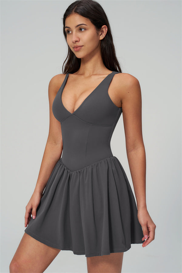 Vivienne | Tennisjurk met V-Hals