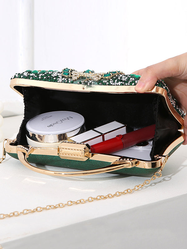Margaux | Rhinestone Handtas met Kristallen Detail