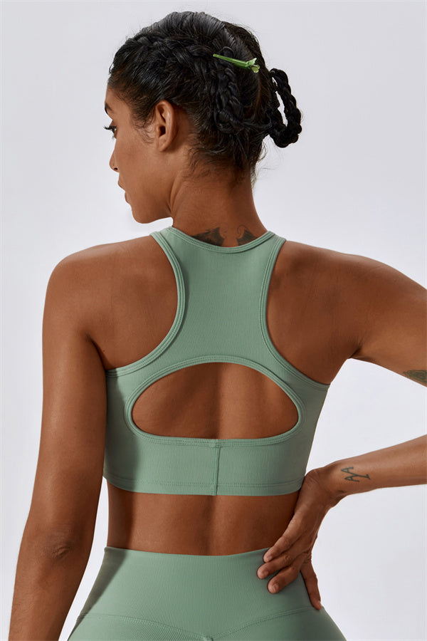 Nora | Sporttop met open rug