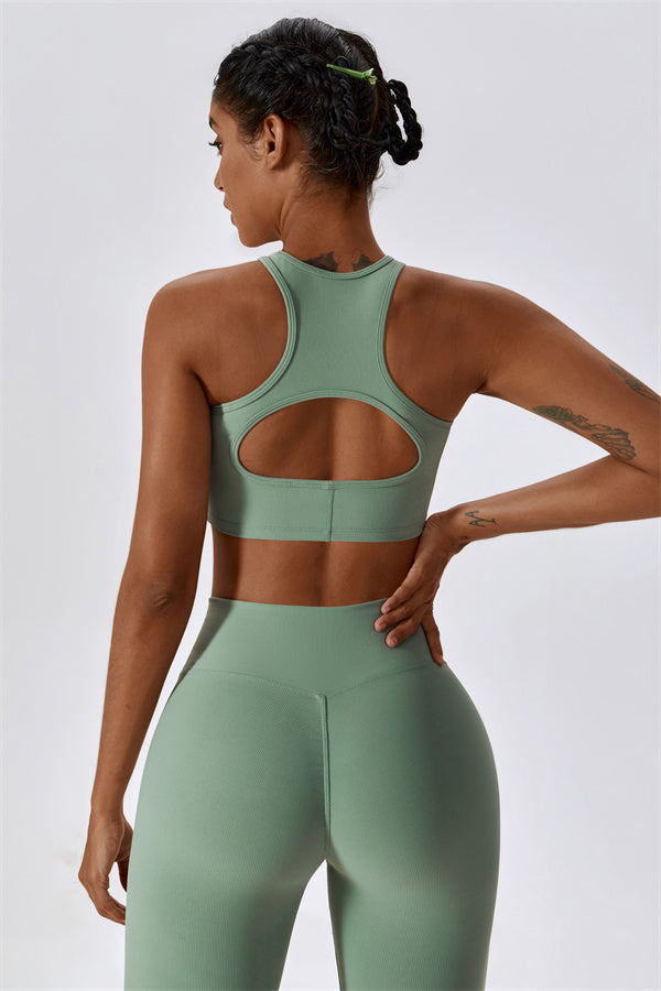 Nora | Sporttop met open rug