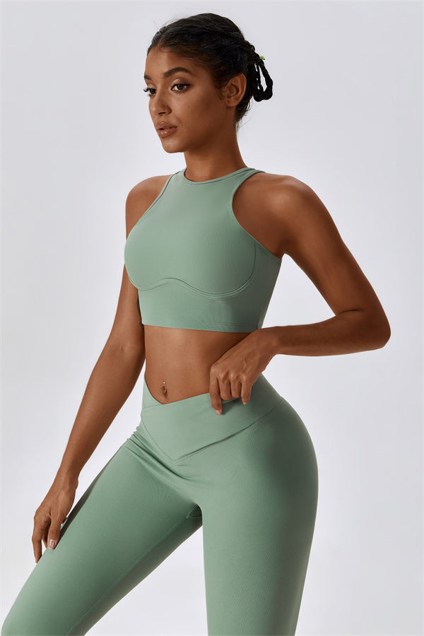 Nora | Sporttop met open rug