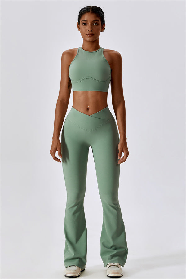 Nora | Sporttop met open rug