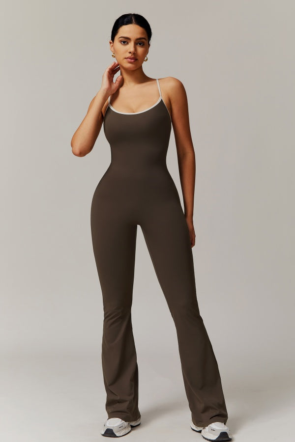 Jill | Sport jumpsuit met open rug