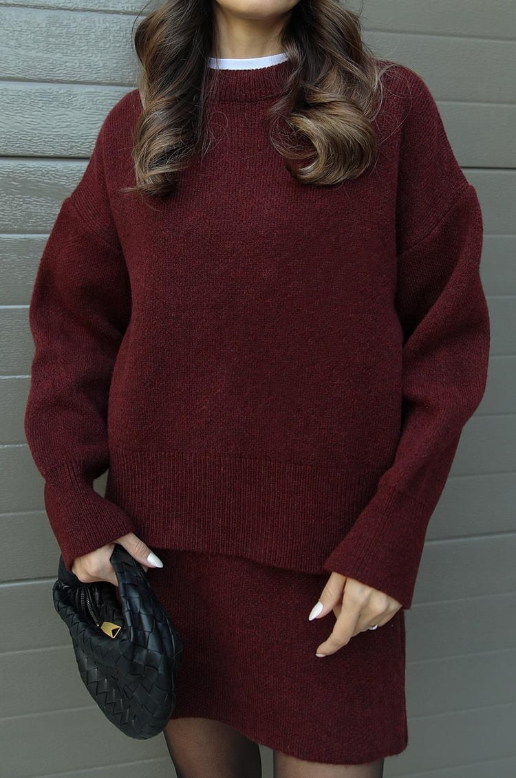 Astrid | Herfstset met rok en trui