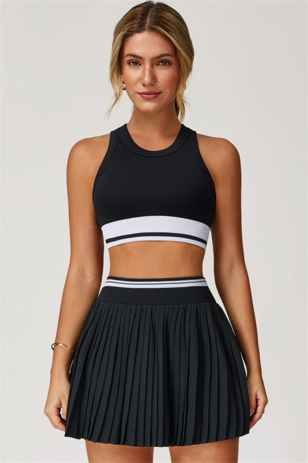 Rosalie | Sporttop met Plooirok 2-Delige Set