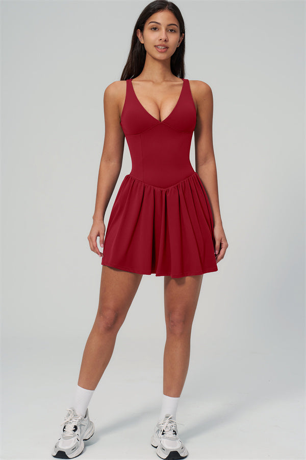 Vivienne | Tennisjurk met V-Hals