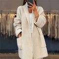 Céline | Lange Losse Trui Cardigan met Zakken